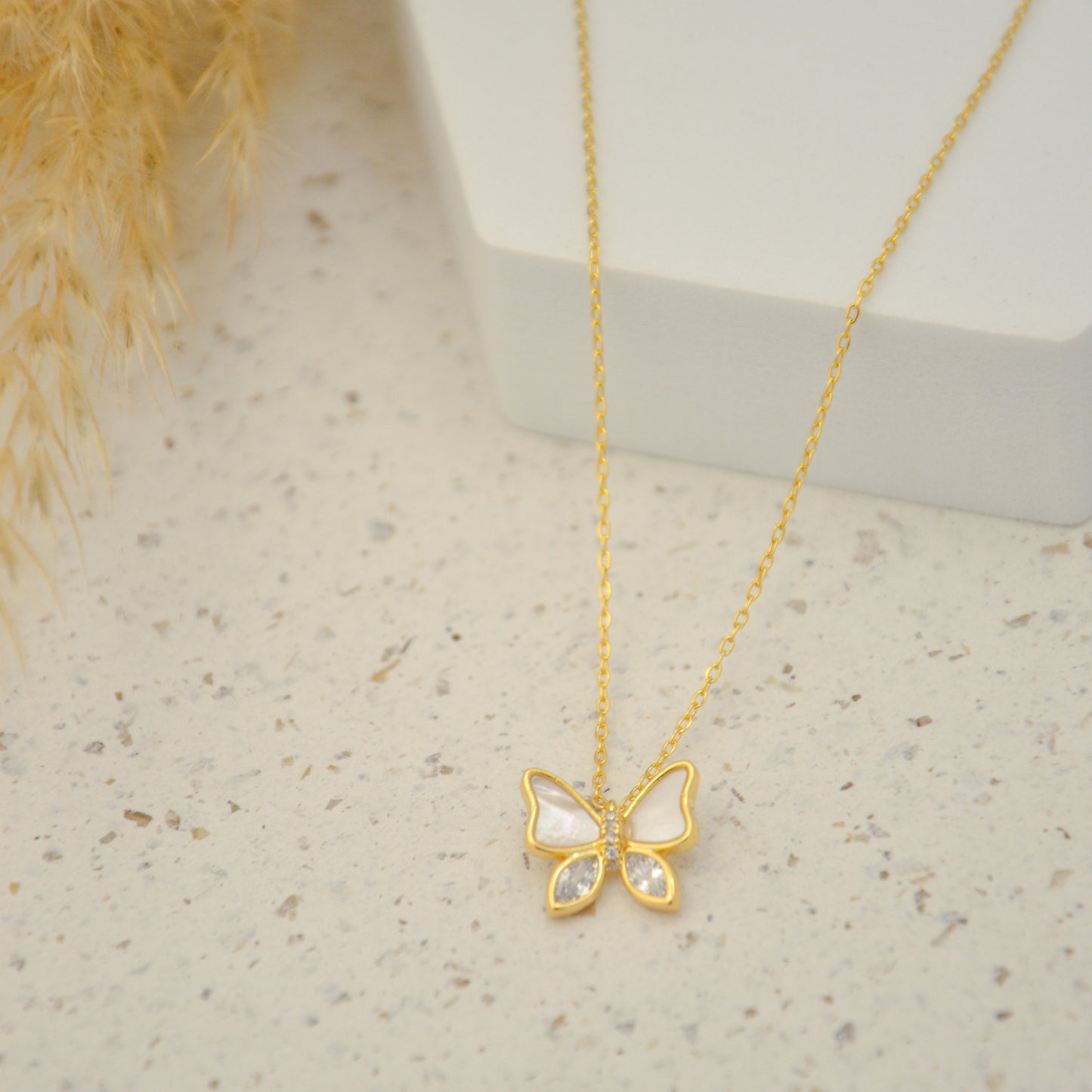 Butterfly Pendant Necklace