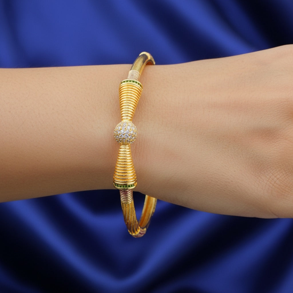 Traditional Designer Gold Plated Bangles for Women
