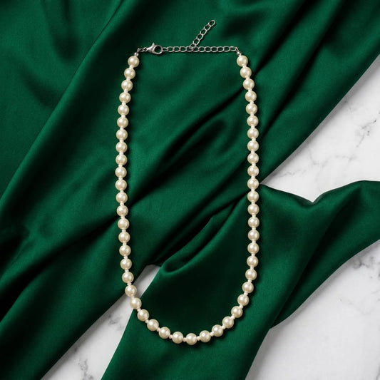 Classic Pearl Beaded Elegant Choker Necklace for Women | Lady Zone