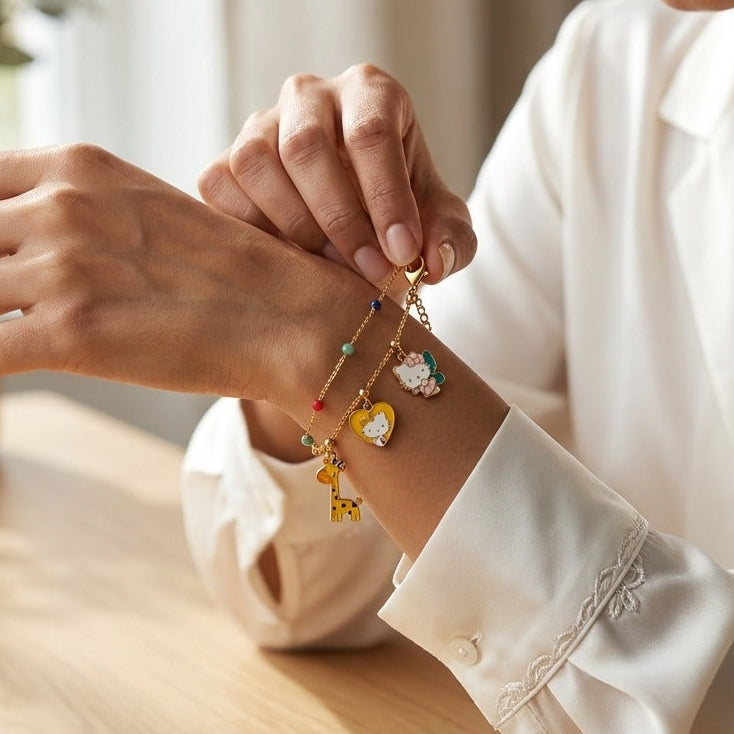 Cute Character Charm Bracelet | Lady Zone