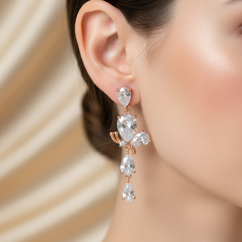 Luxury Crystal Drop Earrings