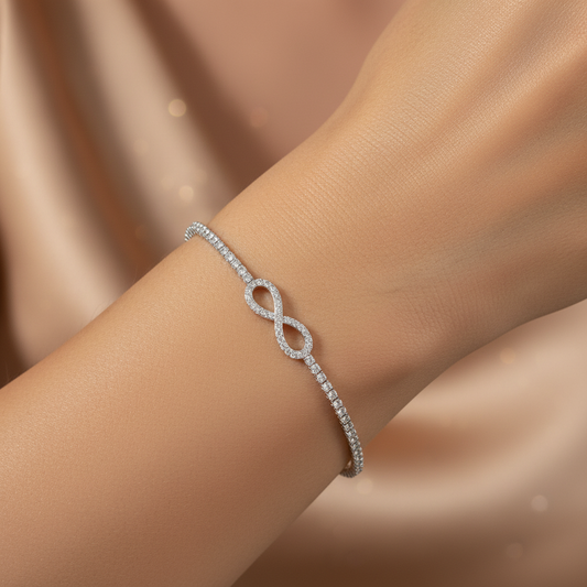 Elegant Infinity Symbol Adjustable Bracelet