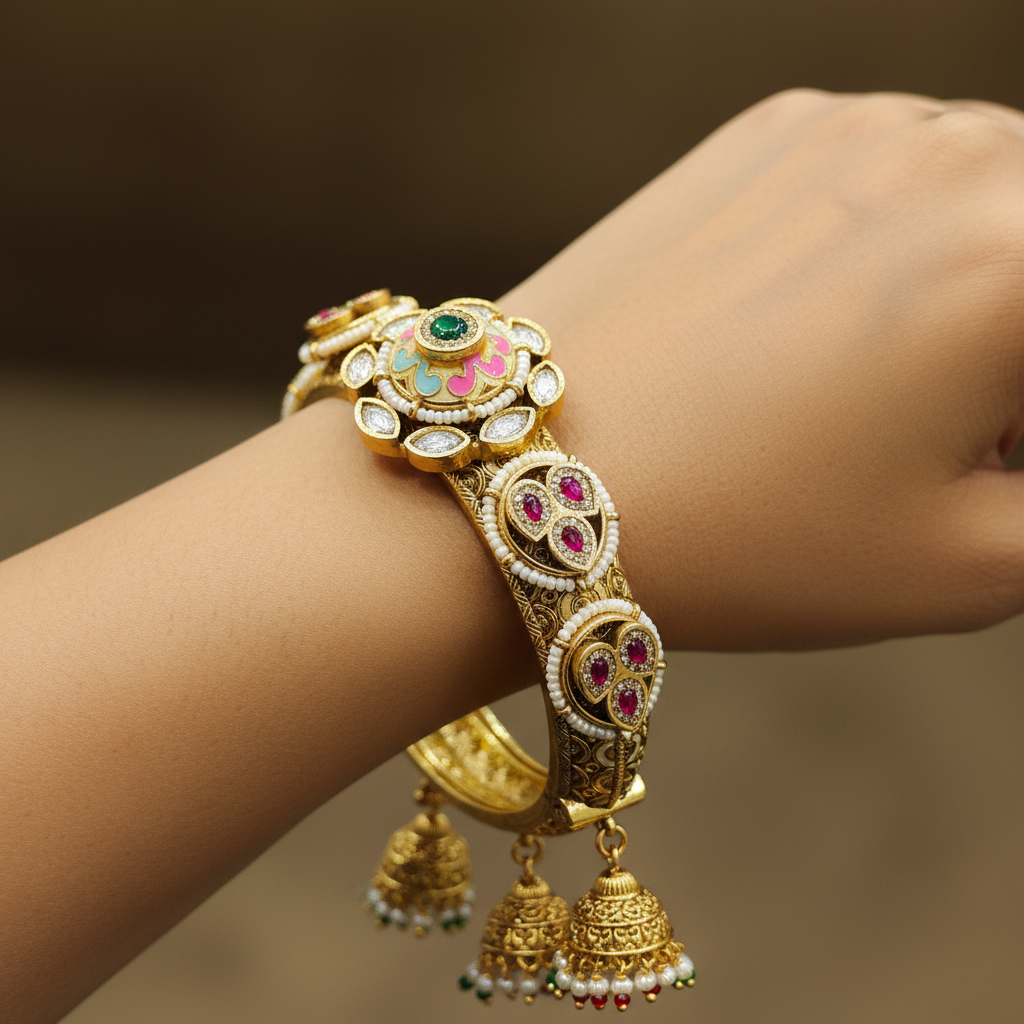 Rajwada Kundan Heritage Traditional Kada