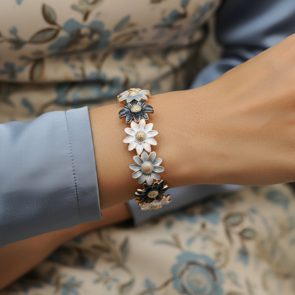 Pastel Charm Stretchable Western Bracelet