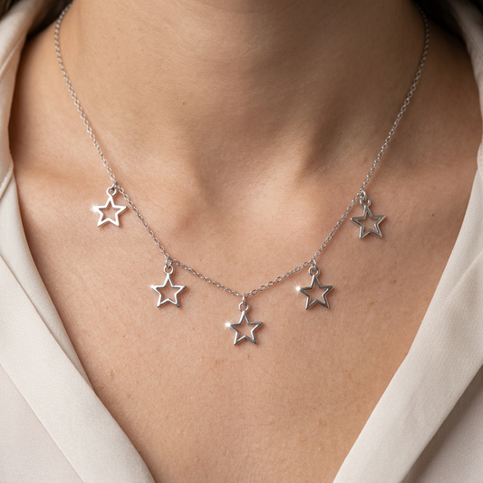 Star Charm Necklace for Women