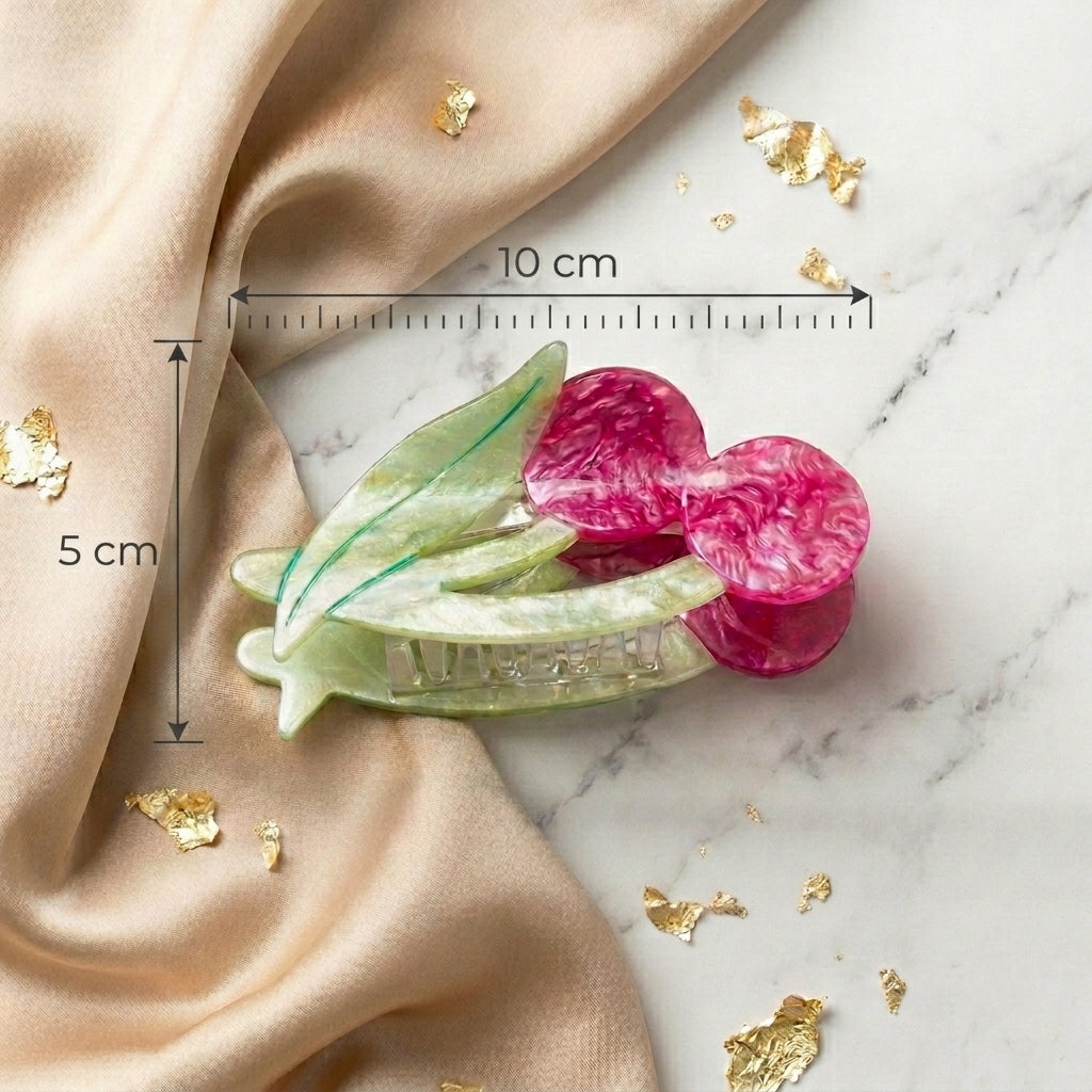 Tulip Cellulose Acetate Hair Claw