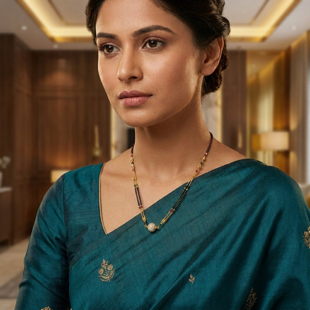 Trinity Pearl Ball Mangalsutra for Women