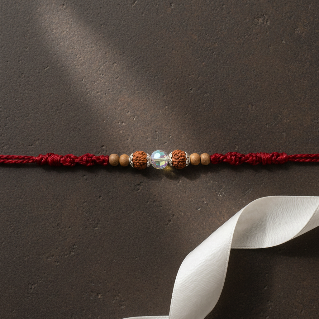 Radiant Crystal Spiritual Rakhi
