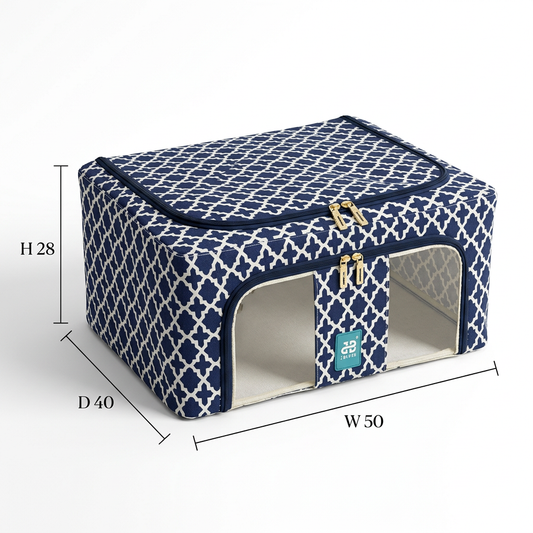 56L Foldable Clothes Storage Organizer Box with Window