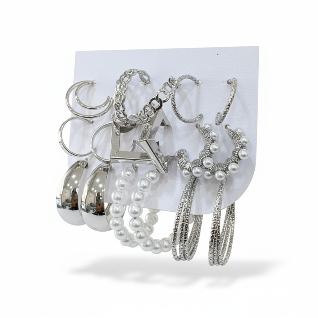 Multi Design Earring Set for Women (Set no.6)