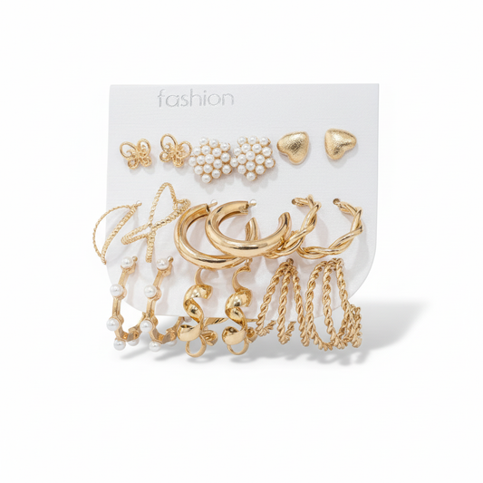 Multi Design Earring Set for Women (Set no.9)