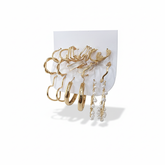 Multi Design Earring Set for Women (Set no.12)