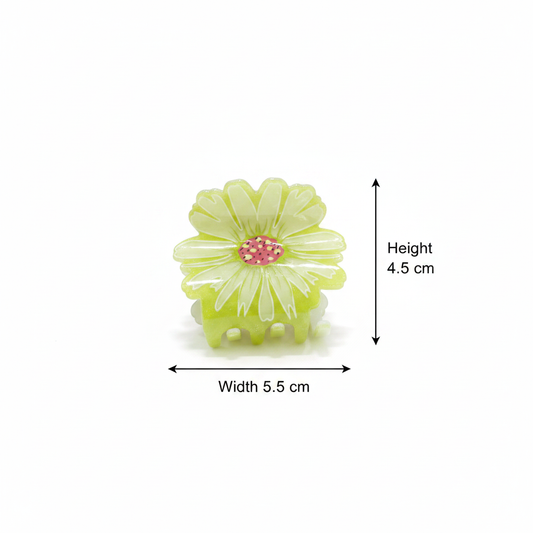 Daisy Flower Hair Claw Clip for Women