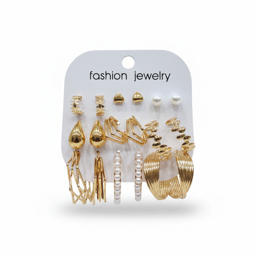 Multi Design Earring Set for Women (Set no.48)