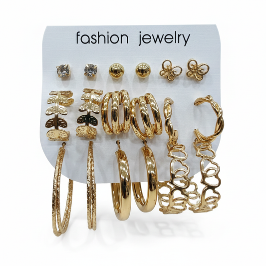 Multi Design Earring Set for Women (Set no.52)