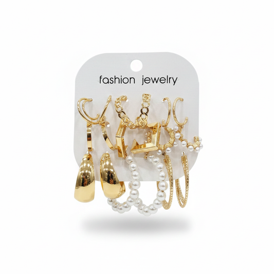 Multi Design Earring Set for Women (Set no.35)