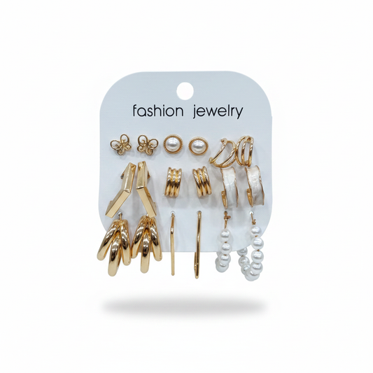 Multi Design Earring Set for Women (Set no.31)
