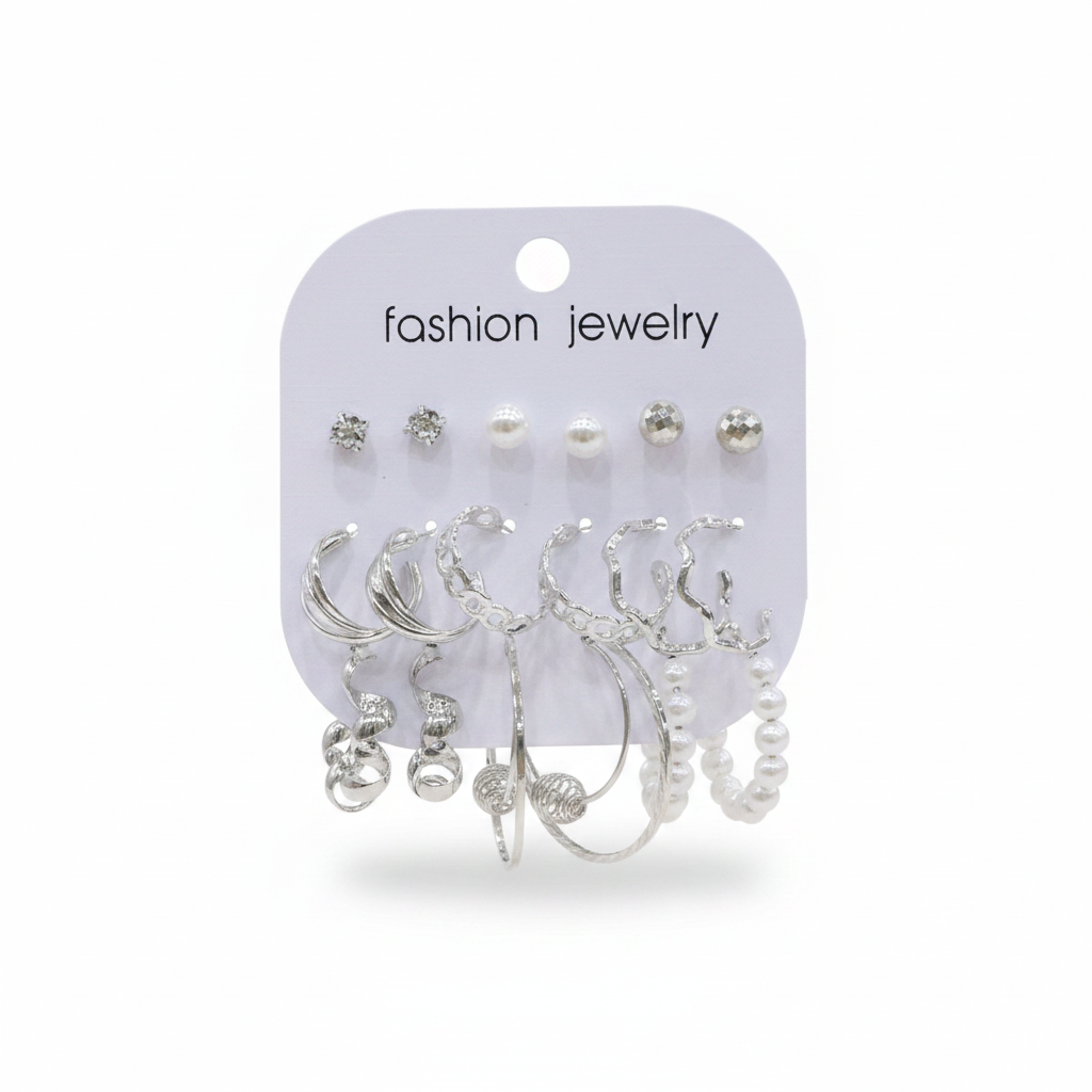 Multi Design Earring Set for Women (Set no.55)