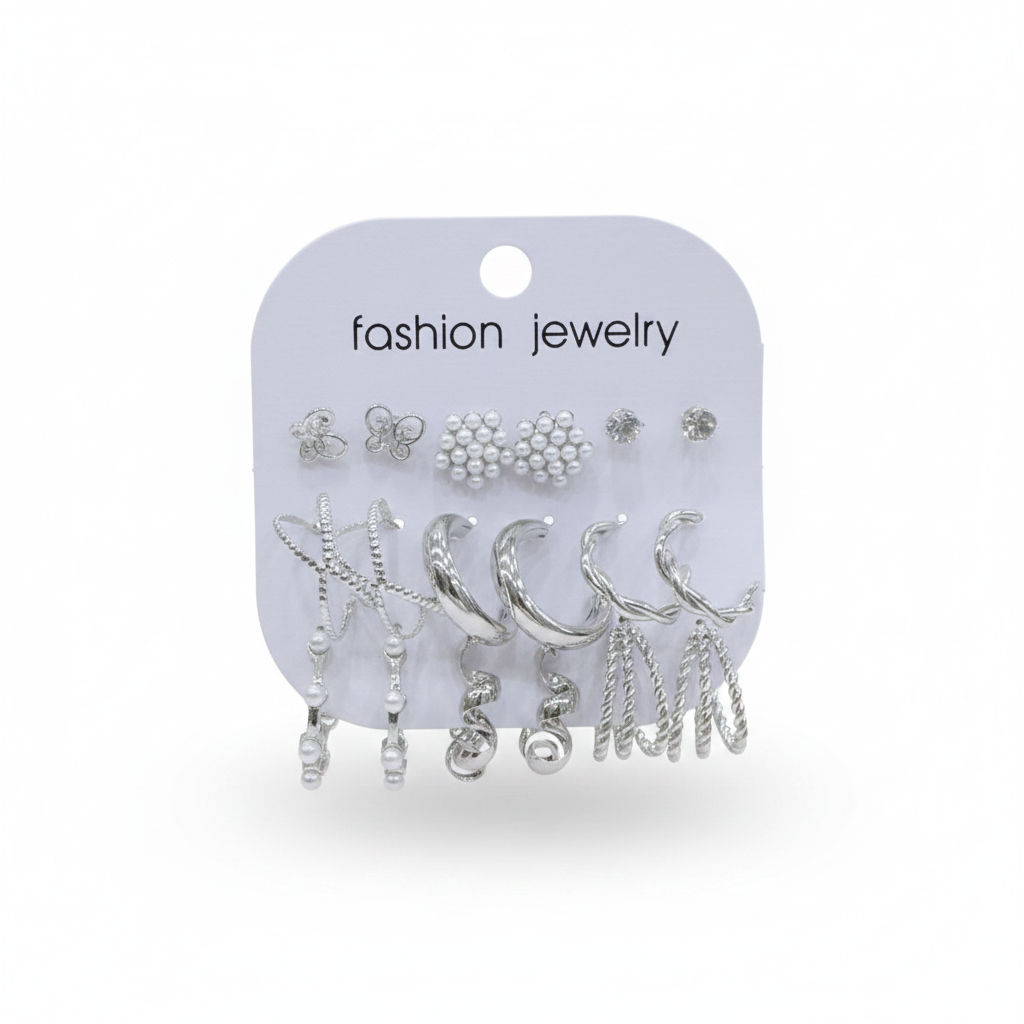 Multi Design Earring Set for Women (Set no.29)