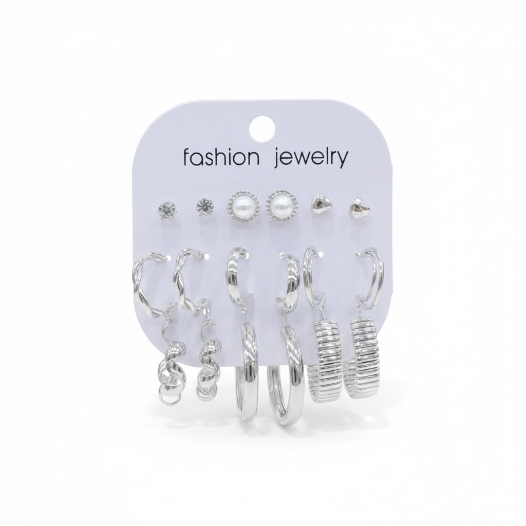 Multi Design Earring Set for Women (Set no.18)