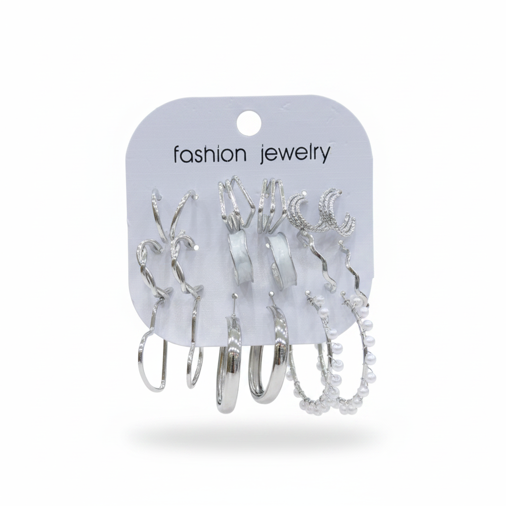 Multi Design Earring Set for Women (Set no.17)