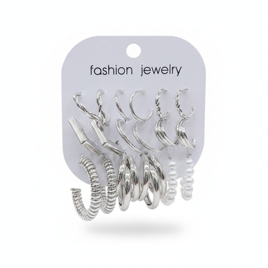 Multi Design Earring Set for Women (Set no.49)