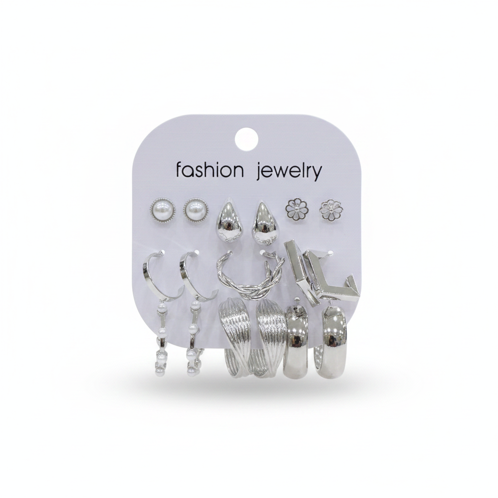 Multi Design Earring Set for Women (Set no.40)