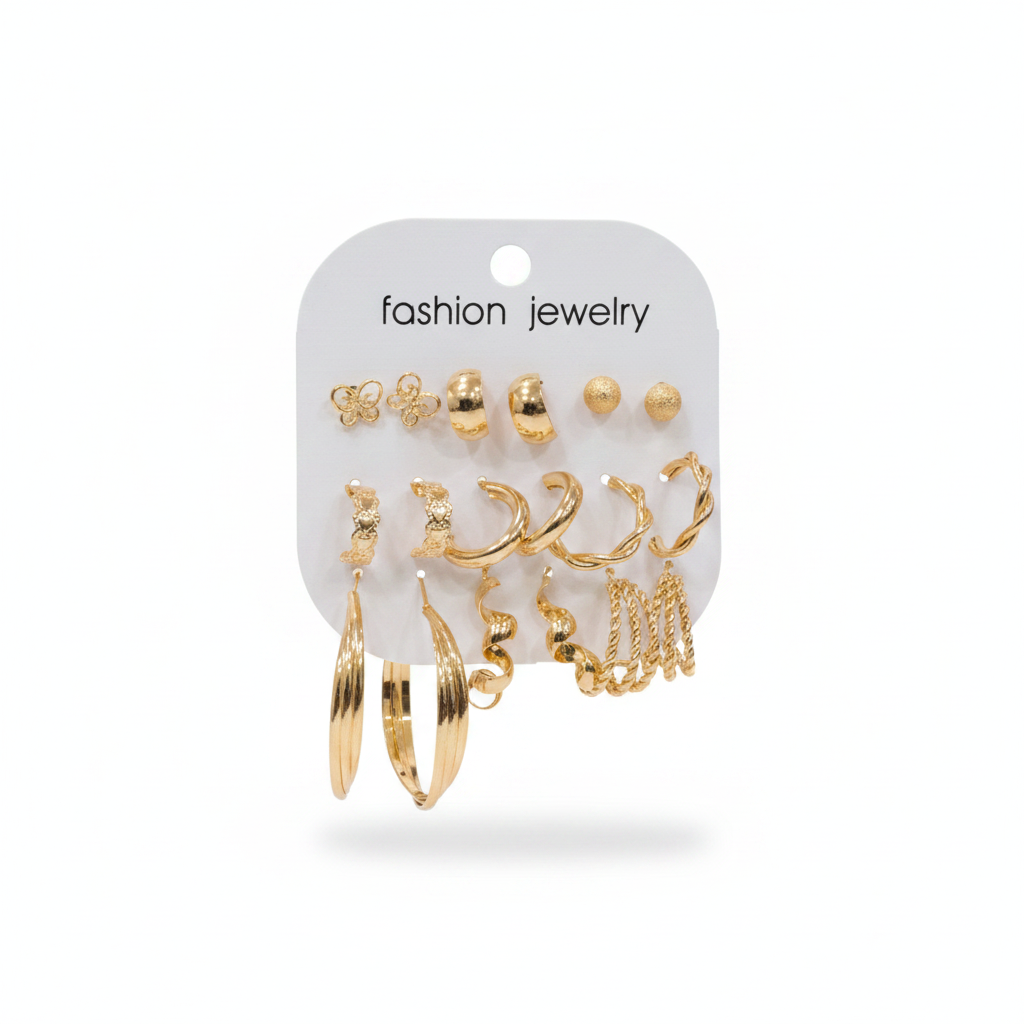 Multi Design Earring Set for Women (Set no.14)