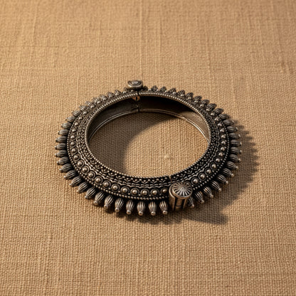 2PC Openable German Silver Kada Bangles