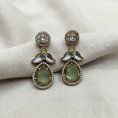 Luxury American Diamond Teardrop Earrings for Women | Lady Zone