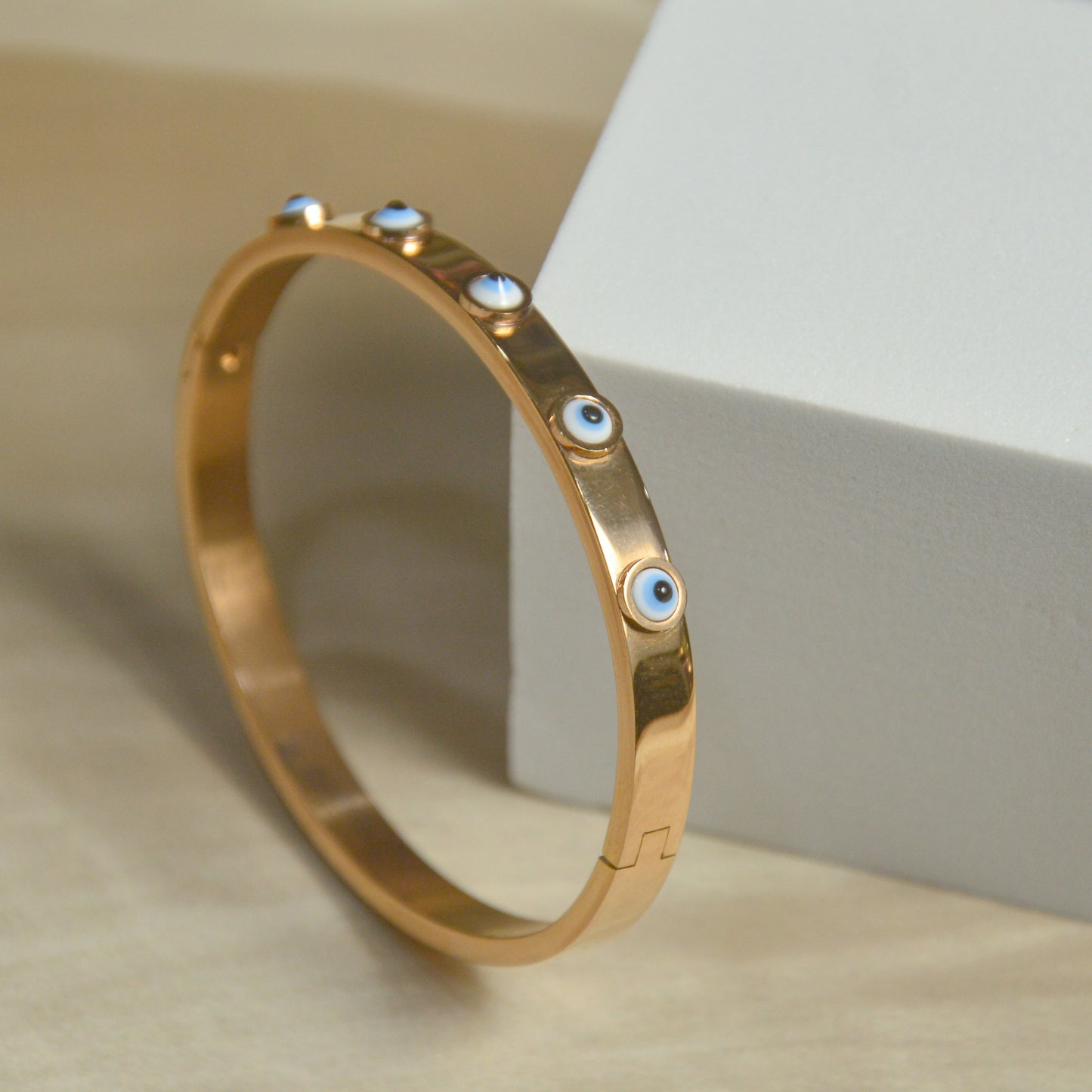 Evil Eye Protection Gold Plated Bracelet