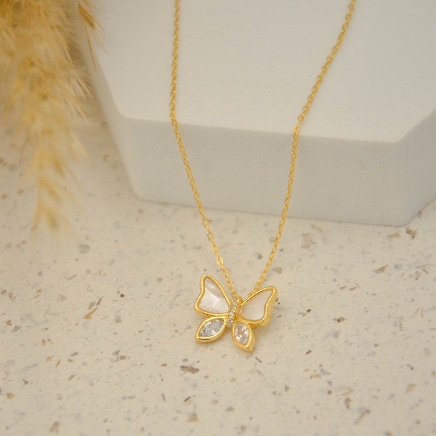 Butterfly Pendant Necklace