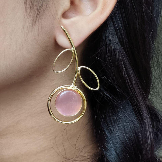Elegant Vine Stone Earrings | Lady Zone