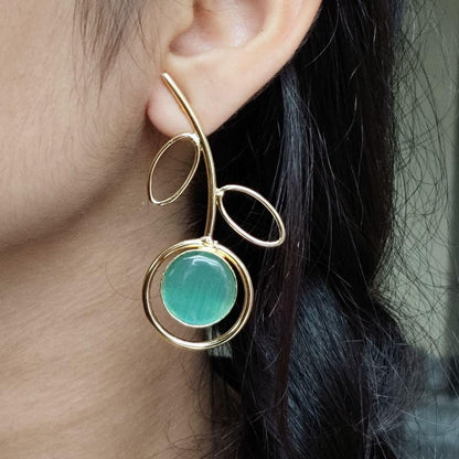 Elegant Vine Stone Earrings | Lady Zone