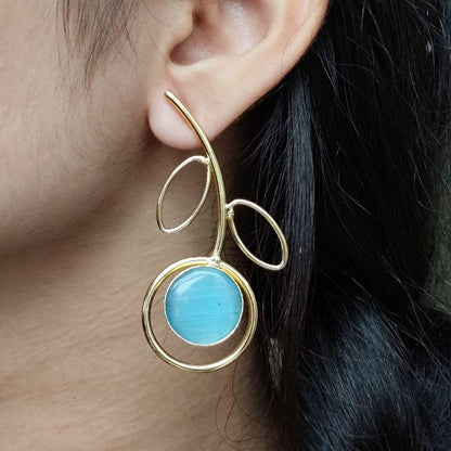 Elegant Vine Stone Earrings | Lady Zone