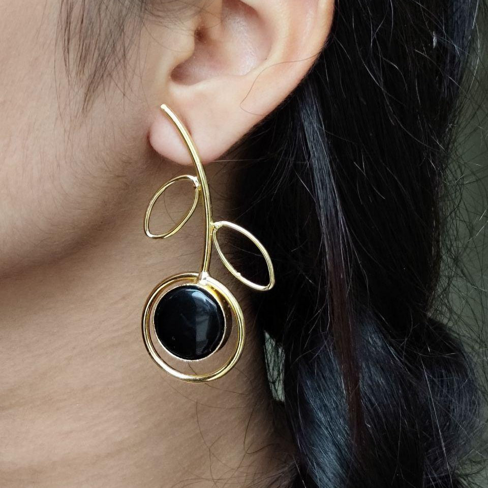 Elegant Vine Stone Earrings | Lady Zone