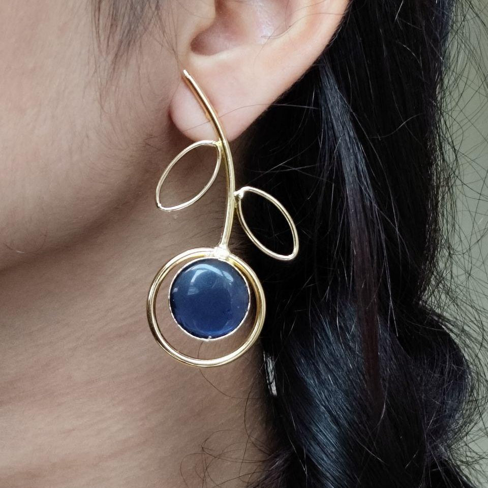 Elegant Vine Stone Earrings | Lady Zone