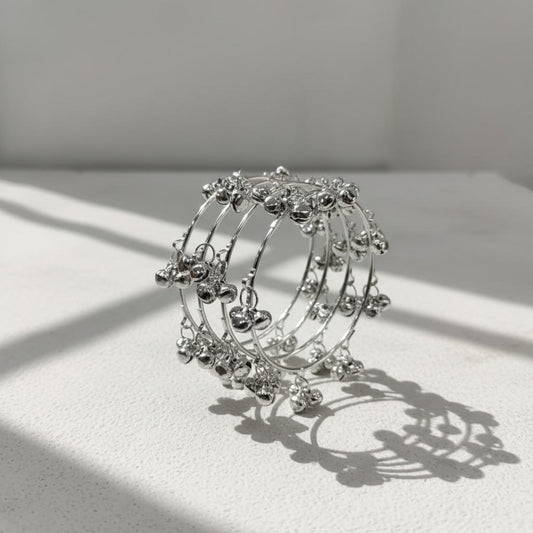 Kashmiri 8 Ghungroo Drop Bangles Set for Women