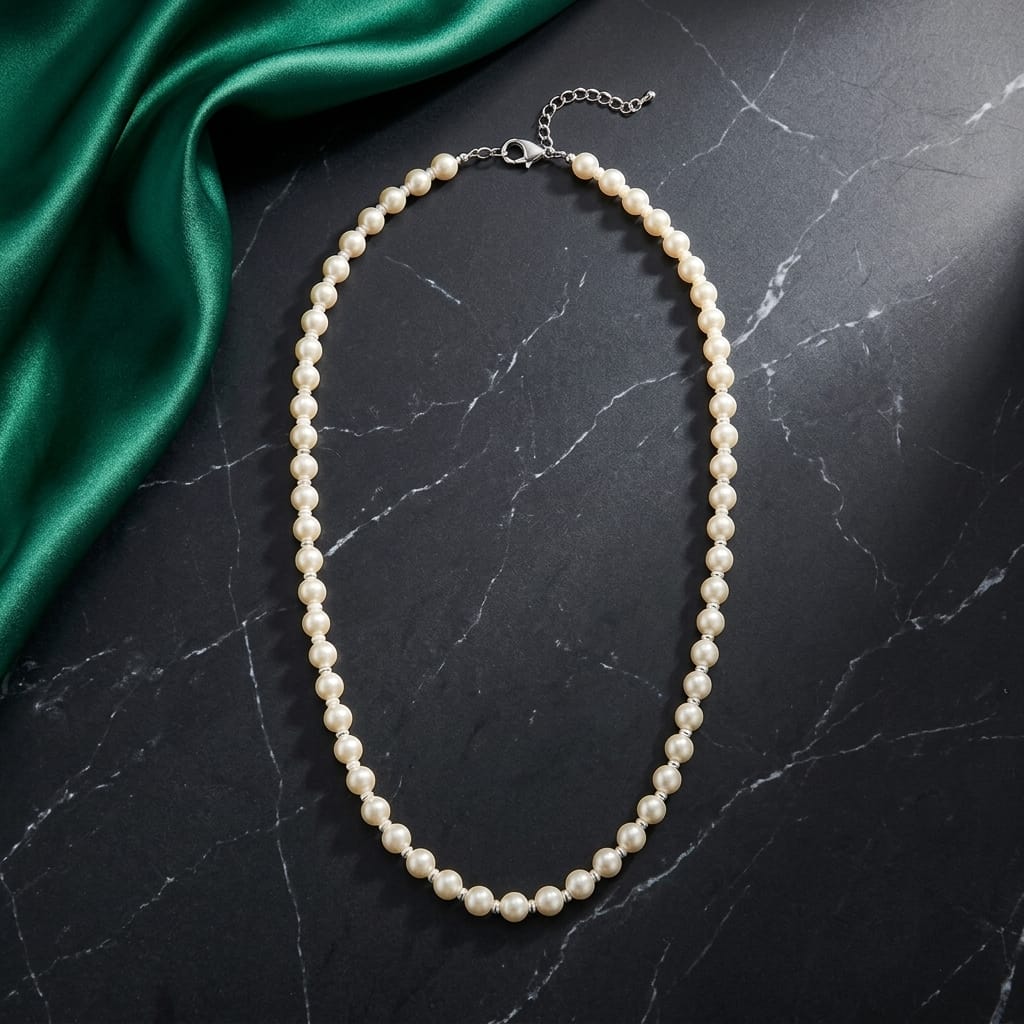 Elegant Pearl Beaded Necklace for Women | Lady Zone