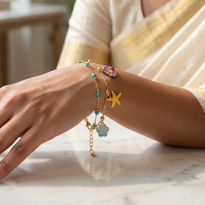 Cute Charm Beaded Bracelet | Lady Zone