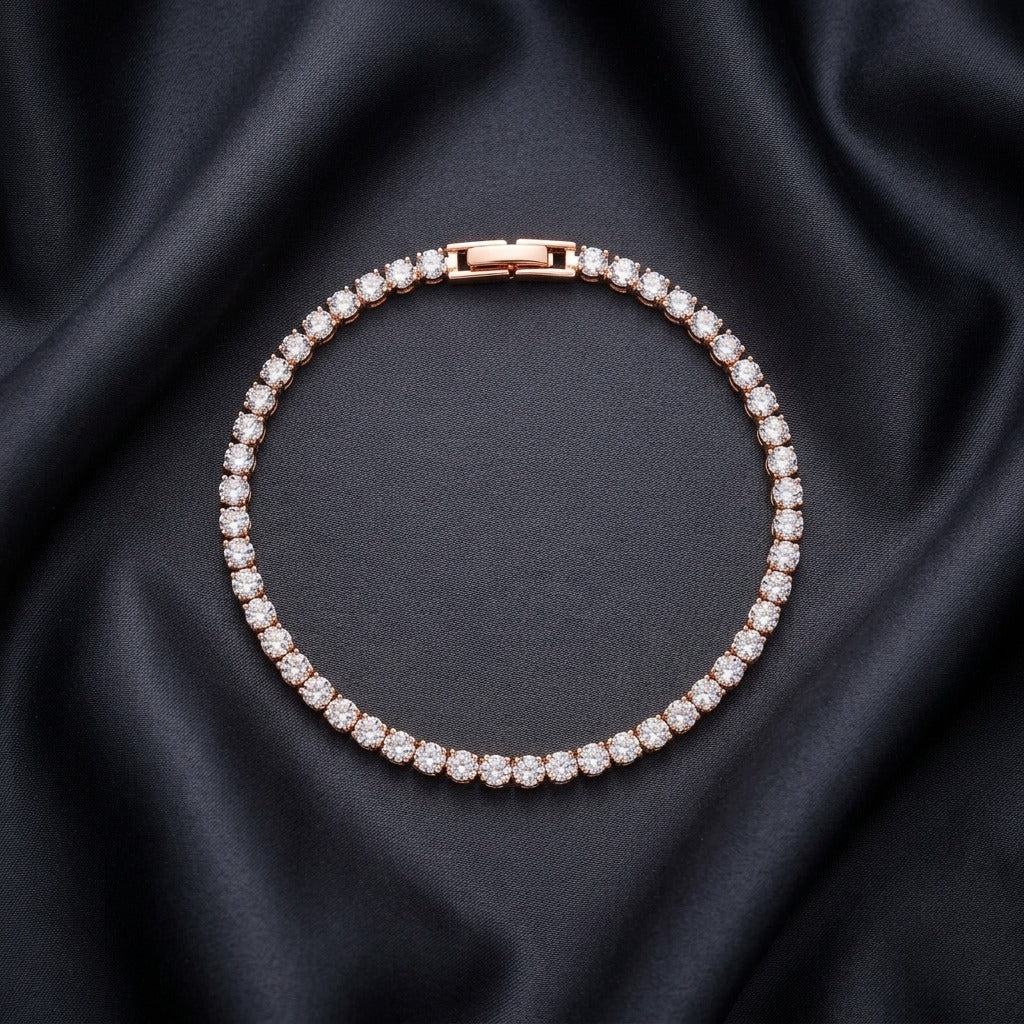 Luxury Crystal Tennis Bracelet for Women | Lady Zone