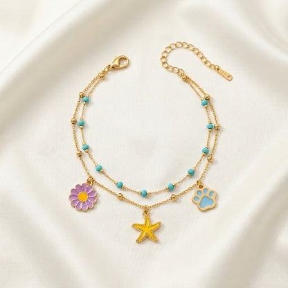 Cute Charm Beaded Bracelet | Lady Zone