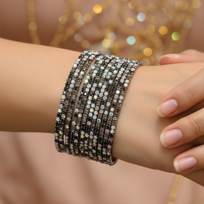 Luxury Multi-Layer Crystal Stretch Bracelet