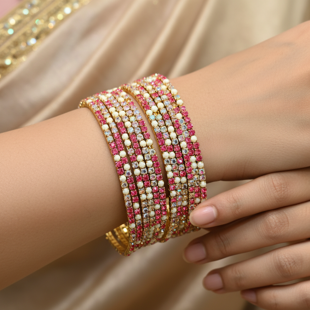 Luxury Multi-Layer Crystal Stretch Bracelet