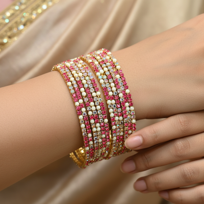 Luxury Multi-Layer Crystal Stretch Bracelet