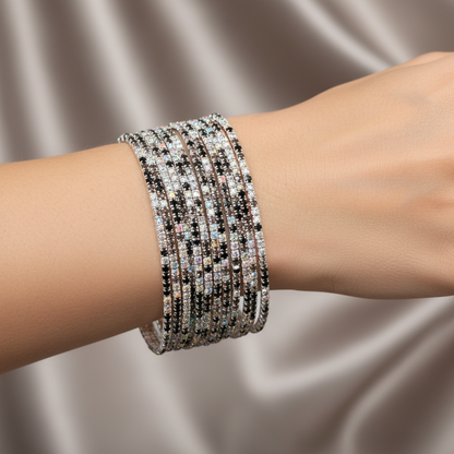 Luxury Multi-Layer Crystal Stretch Bracelet
