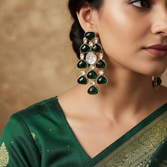 Traditional Statement Wedding & Party Wear Earrings