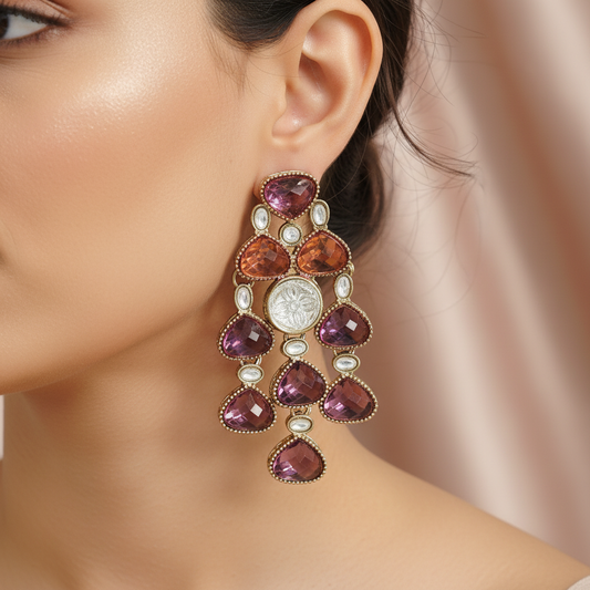 Traditional Statement Wedding & Party Wear Earrings