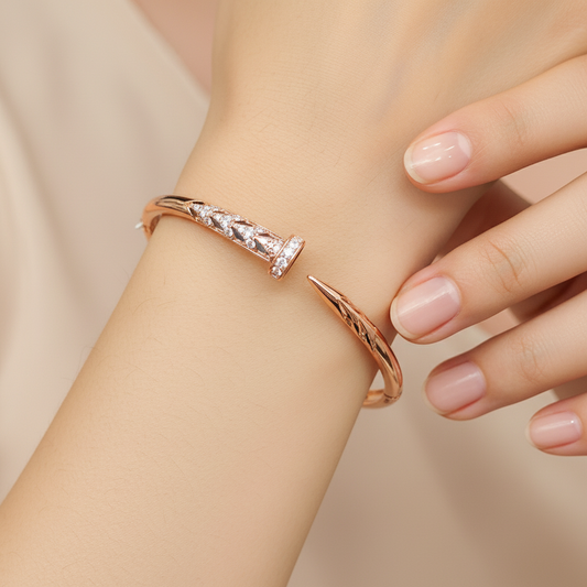 Crystal Nail Cuff Western Bracelet