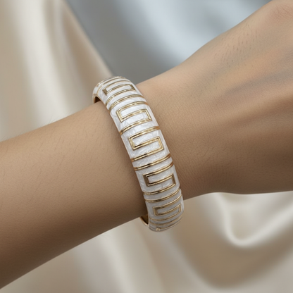 Geometric Meenakari Kada for Women